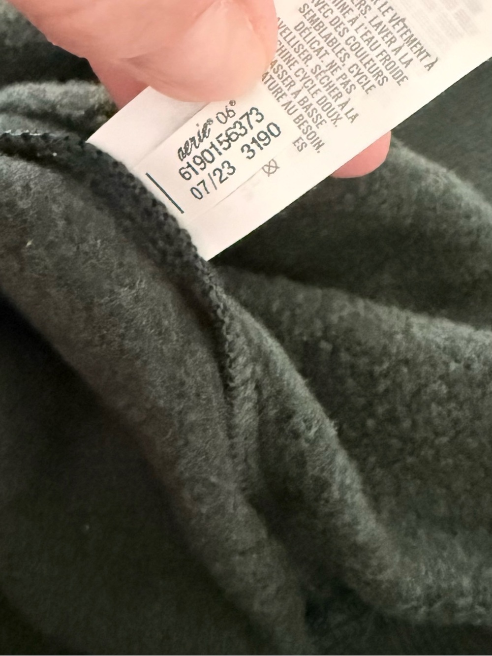Aerie Chill Cozy Terry Cloth NIIIICE Pullover Sweatshirt Forest Green Medium NWT - Picture 10 of 10